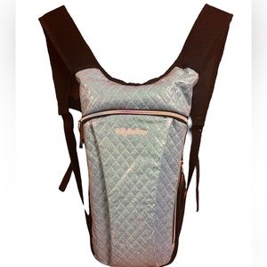 RillyRellow Insulated 2 Liter Water Hydration Backpack, glitter blue